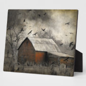De Rode Barn Fotoplaat (Zijkant)