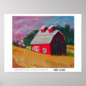 DE RODE BARN POSTER (Voorkant)