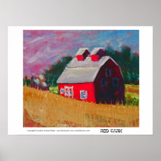 DE RODE BARN POSTER