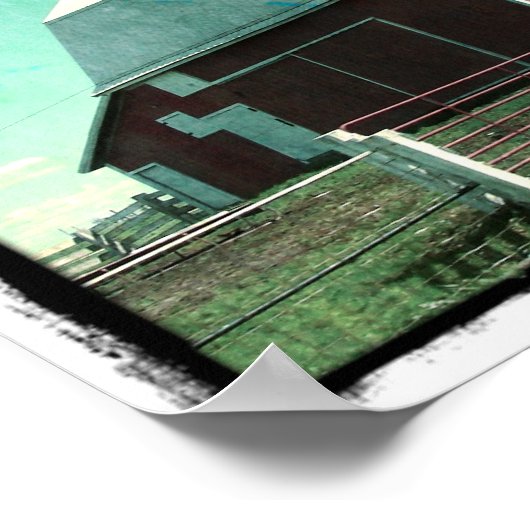 De Rode Barn Poster (Hoek)