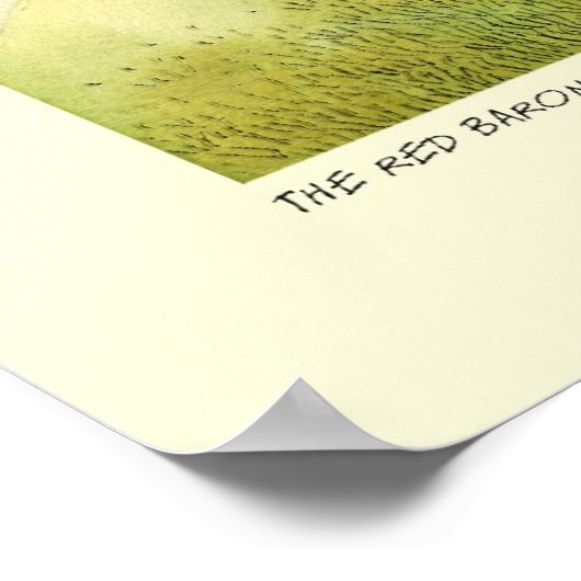 De Rode Baron Poster (Hoek)