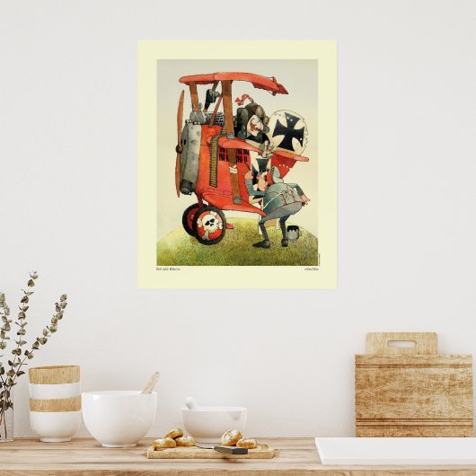 De Rode Baron Poster (Keuken)