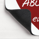 De rode Beste ooit T-shirts Abuela en de Giften Muismat (Hoek)