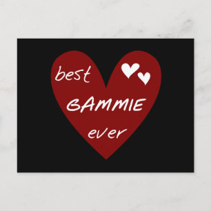De rode Beste ooit T-shirts Gammie en de Giften Briefkaart