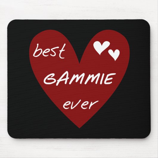 De rode Beste ooit T-shirts Gammie en de Giften Muismat (Voorkant)