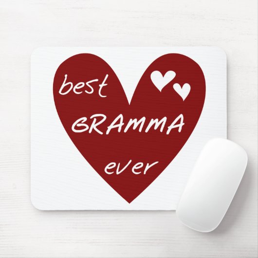 De rode Beste ooit T-shirts Gramma en de Giften Muismat (Met muis)