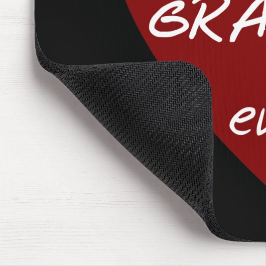 De rode Beste ooit T-shirts Grammie en de Giften Muismat (Hoek)