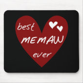 De rode Beste ooit T-shirts Memaw en de Giften van Muismat (Voorkant)