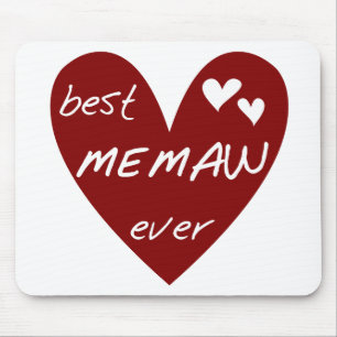 De rode Beste ooit T-shirts Memaw en de Giften van Muismat