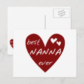 De rode Beste ooit t-shirts Nanna en de Giften van Briefkaart (Voorkant / Achterkant)