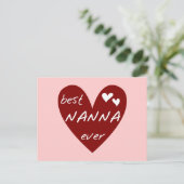 De rode Beste ooit t-shirts Nanna en de Giften van Briefkaart (Staand voorkant)