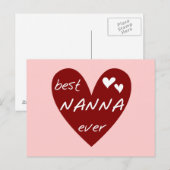 De rode Beste ooit t-shirts Nanna en de Giften van Briefkaart (Voorkant / Achterkant)