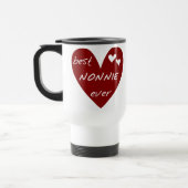 De rode Beste ooit T-shirts Nonnie en de Giften Reisbeker (Links)