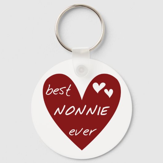 De rode Beste ooit T-shirts Nonnie en de Giften Sleutelhanger (Voorkant)