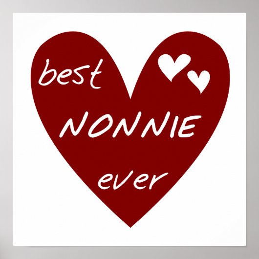 De rode Beste ooit T-shirts Nonnie en de Giften va Poster (Voorkant)