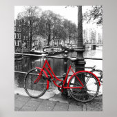 De Rode Bike 1 Poster (Voorkant)