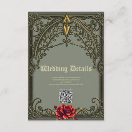 De rode bloem, de bloesem van genegenheid. informatiekaartje