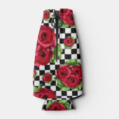 De rode BloemenLiefde Geruite Rockabilly van het Flesjeskoeler (Achterkant)