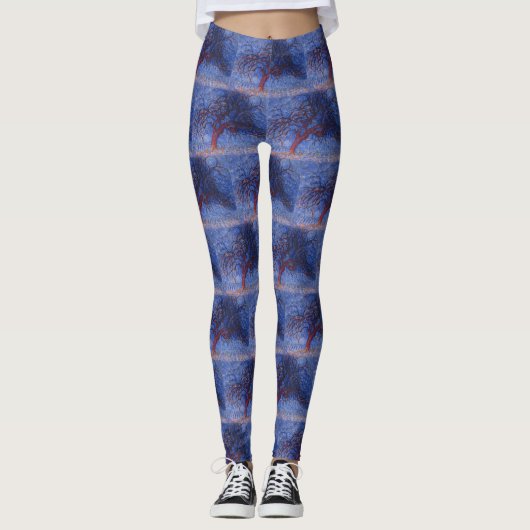 De rode boom (1910) van Piet Mondriaan Leggings (Voorkant)