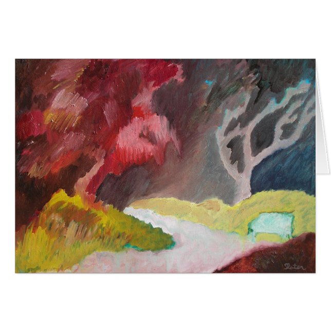 De rode boom - kaart (Voorkant Horizontaal)
