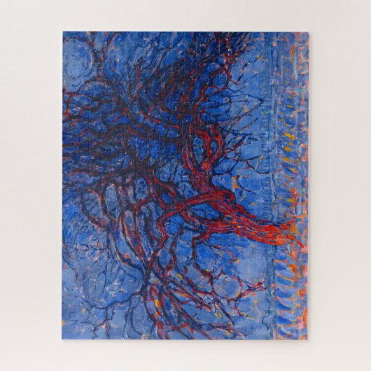 De rode boom van Piet Mondrian Legpuzzel (Verticaal)