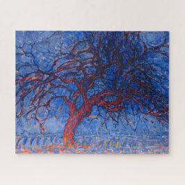 De rode boom van Piet Mondrian Legpuzzel