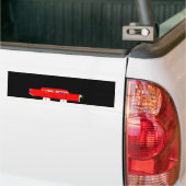 De Rode Bumpersticker (Op Truck)