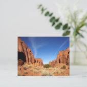 De rode Canion van de Rots Briefkaart (Staand voorkant)
