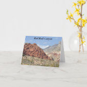 De rode Canion van de Rots, Woestijn Mojave, Kaart (Gele Bloem)
