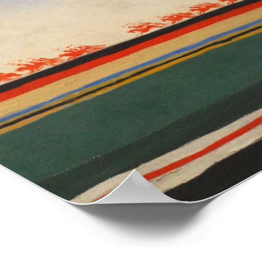 De Rode Cavalerie van Kazimir Malevich Poster (Hoek)