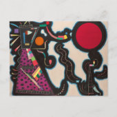 De Rode Cirkel van Wassily Kandinsky Briefkaart (Voorkant)