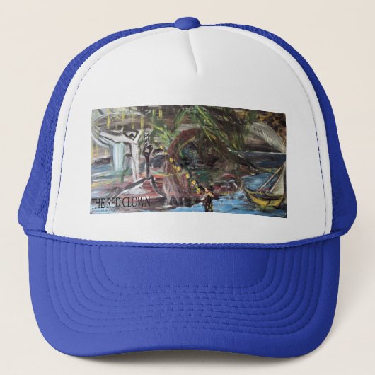 DE RODE CLOWN TRUCKER PET (Voorkant)