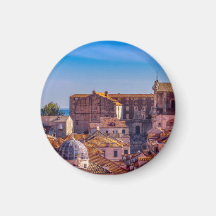 De rode daken uit Dubrovnik Magneet