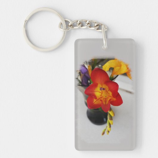 De rode diepheid sleutelhanger (Voorkant)