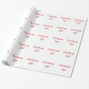 De Rode Doopvont van de Vakantie van de Vreugde Cadeaupapier