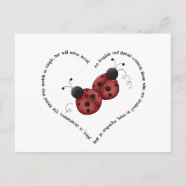 De rode draad briefkaart