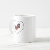 De rode draad koffiemok (Voorkant links)