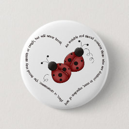 De rode draad ronde button 5,7 cm