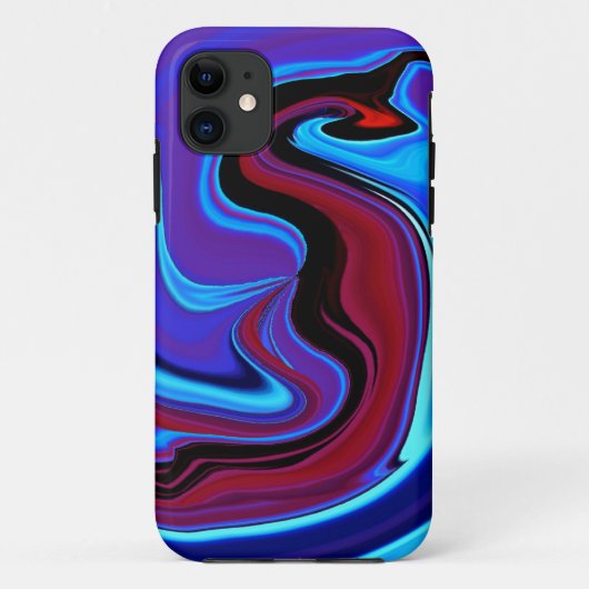 De rode draak Abstract Case-Mate iPhone Case (Achterkant)