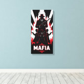 De rode eed canvas afdruk (Insitu (Houten vloer))