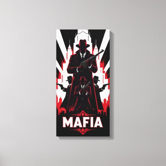 De rode eed canvas afdruk (Voorkant)