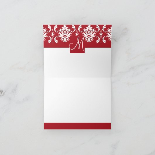 De rode Eerste Kerstkaarten van de Foto van het Feestdagen Kaart (Binnen)