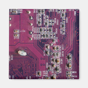 De rode Elektronische Raad van de Kring Magneet