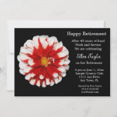 De rode en Witte BloemenUitnodiging van de Partij Kaart (Voorkant)