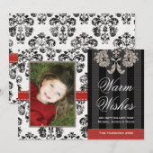 De rode en Zwarte Kaart van de Foto van de (Voorkant / Achterkant)