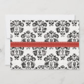 De rode en Zwarte Kaart van de Foto van de (Achterkant)