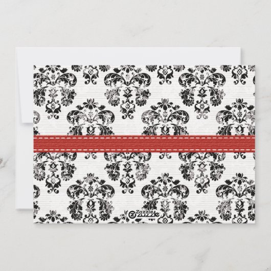 De rode en Zwarte Kaart van de Foto van de (Achterkant)