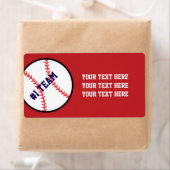 De rode etiketten van de Sticker van de Sportparti (Insitu)