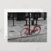De rode fiets briefkaart (Voorkant / Achterkant)