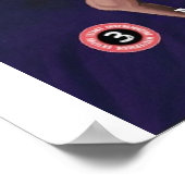 De rode geest en een chocoladekonijn - Poster Prin (Hoek)